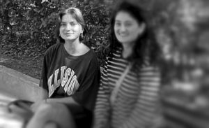Nelly und Renia, Caseworkerinnen im Athener Team von Just Human