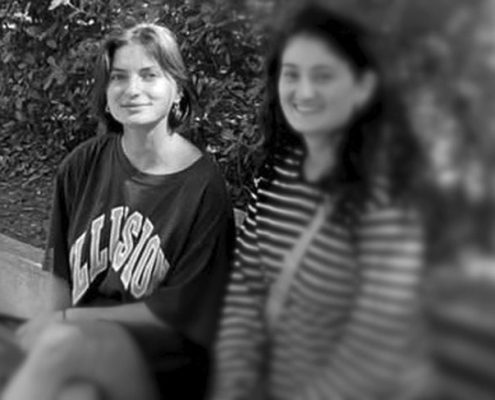 Nelly und Renia, Caseworkerinnen im Athener Team von Just Human